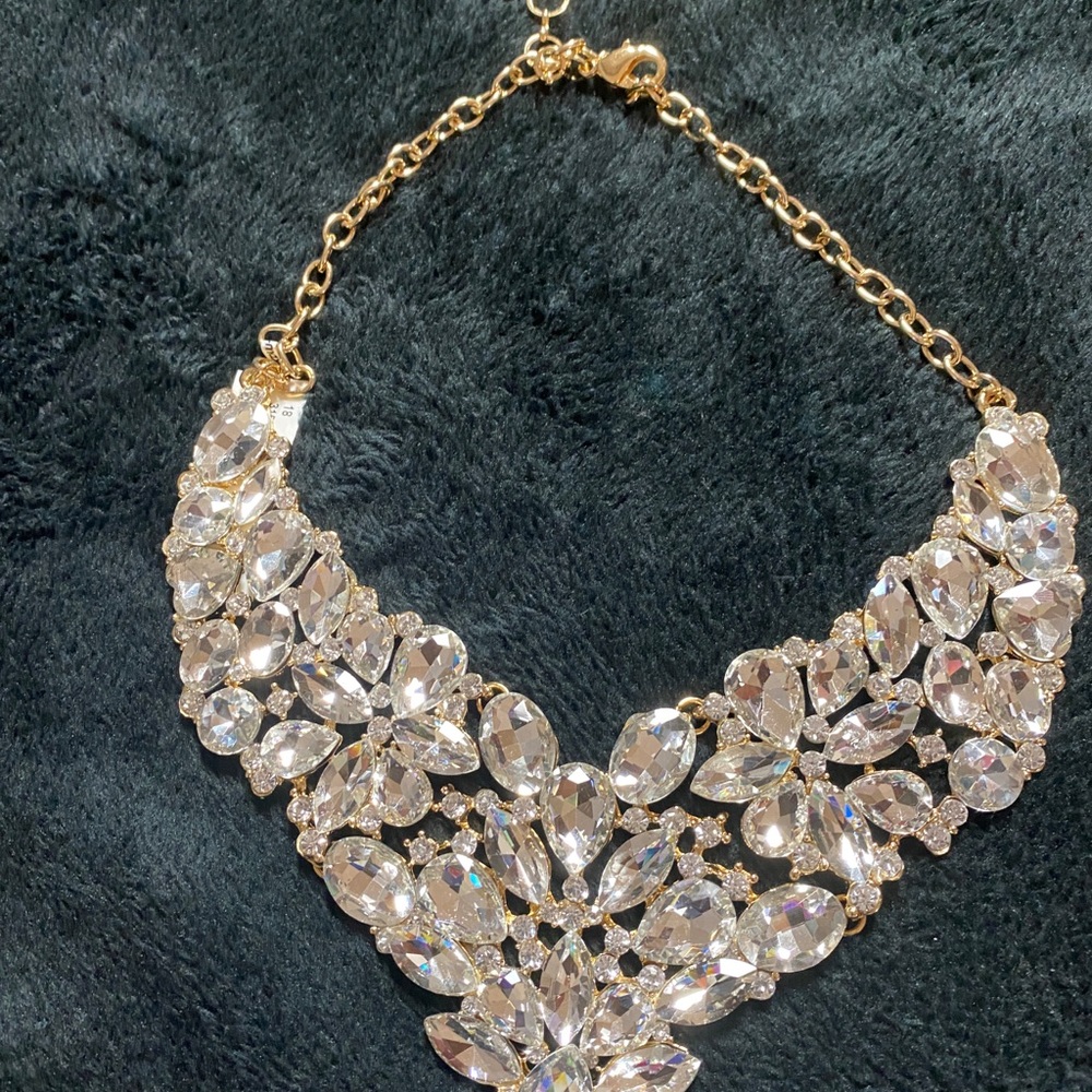 NWT Stunning crystal necklace!
